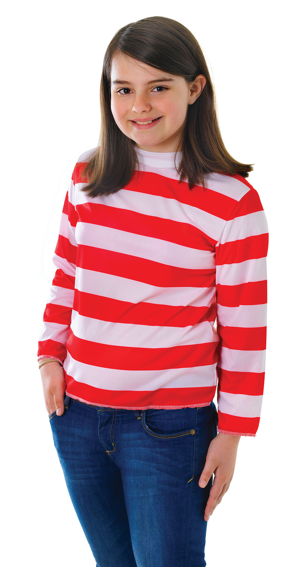 Red/White Striped Top (S)
